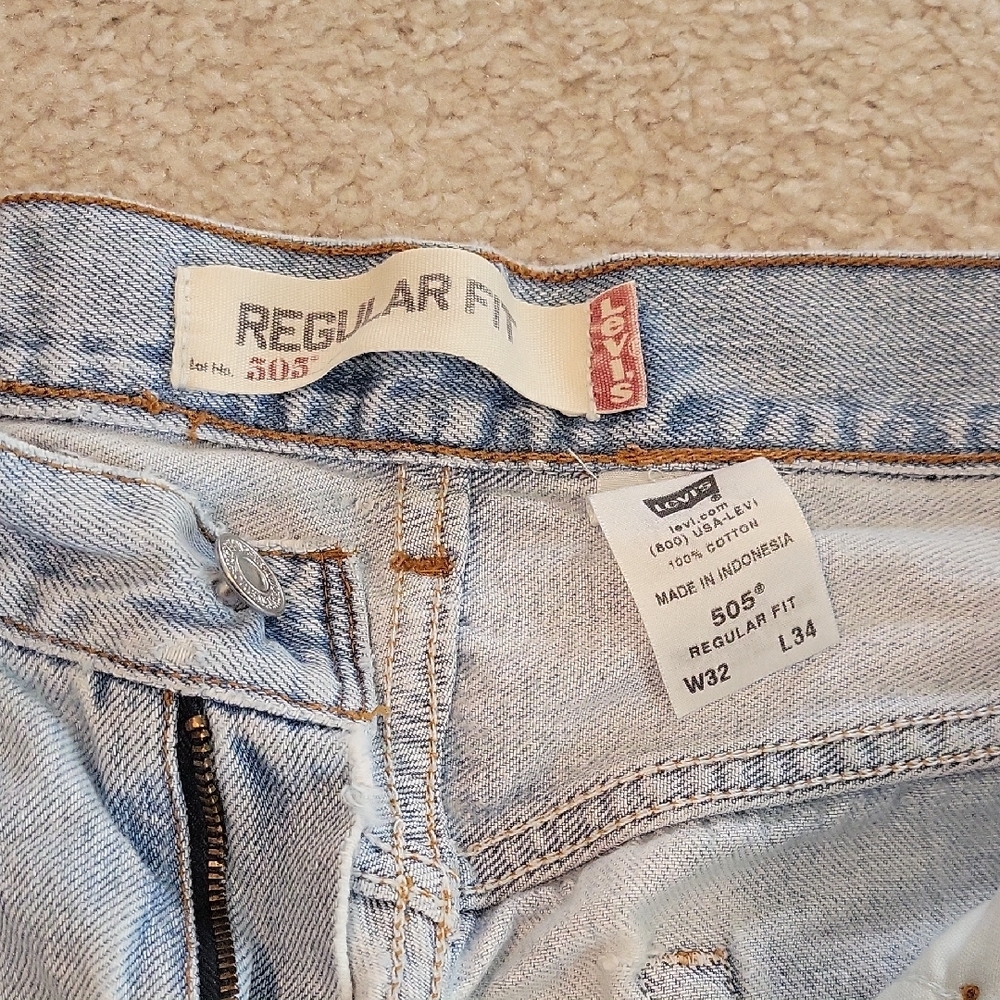 Mens Levi's 505 32x34